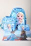 Dekomus Licensed Elsa Ice Glow Collection Large Size School Bag, Lunch Bag, Pencil Bag