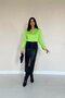 Neon Satin Shirt