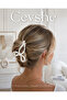 Pinterest 2-Piece Ribbon Bow Latch Buckle |   Elegant Large Hair Clip Accessory - 2
