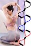 Pink pilates resistance rubber rope body shaper butterfly resistance rubber power rubber 1pcs