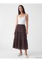 I Beli Corded Waist Polka Dot Layered Skirt from Freezen Store