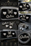 4-Piece In-Car Air Conditioning Ornament Set – Butterfly, Heart, and Queen Clip-On Car Air Conditioning Decorations - 2