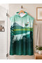 Printed Towel Poncho, Unisex, 80X100 Oversize Beach Pool and After-Bath - Costa Rica Is Tropical-Defoludur - 4