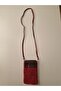 Hand Knitted Red Phone Bag with Cover - 5