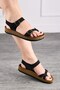 Women's Flip Flop Sandals Comfortable Orthopedic Cork Sole Adjustable Metal Buckle Velcro 34174 - 2