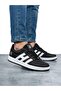 Men's Black Orthopedic Sole Casual Sneaker Walking Shoes