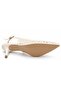 Feles Knitted Detailed Open Back Stiletto Women's Heeled Shoes Ten - 6