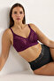 Reinforcing Thick Rubberized Non-Supporting Underwire-Free Bra - 2