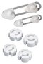 6 Piece Child Safety 3 &amp; Set of 2 Drawers, Cabinet Lock and 4 Safety Buttons for Socket Outlets - 5