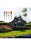 Decorative outdoor solar lights, 12-piece set, LED tulip garden terrace walkway lights - 2