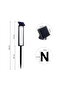 Solar-powered lights, outdoor illuminated numbers, solar-powered LED signs - 3
