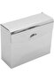 Stainless Steel Wall-Mounted Tissue Box Bathroom Modern Design Easy Installation Homes Hotels Cafes Public Places