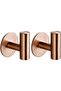 Self-Adhesive Stainless Steel Bathroom & Kitchen Towel Hooks (metal wall hangers). - 2