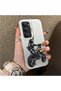 Redmi 15 5g Compatible Motorcycle Rider Drawing with Helmet Printed Men's Style Phone Protective Case