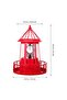 Solar-powered LED lighthouse, waterproof and durable, rotatable (360° rotation), can be hung in the garden as decoration. - 3