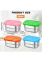 Suitable for Stainless Steel Snack Box 4 Pieces 230ml Lunch Box Waterproof Durable Kids Child Meal Prep - 2