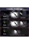 Outdoor solar lights, 2-pack of 213 LED outdoor security lights with motion sensor - 3 modes, suitable for gardens. - 2