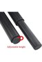 A set of 4 adjustable metal furniture legs – thickened steel – baked enamel finish – rust and corrosion resistant – 25-42 cm black - 3