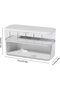 Desktop Cable Organizer Box with Dividers, Cord Management Tray for Chargers & Electronics Supplies - 4