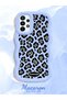 Samsung Galaxy A23 Compatible Wavy Frame Leopard Print High Quality Silicone Phone Case