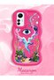 Redmi Note 12S Compatible Colorful Psychedelic Eye Mushroom Drawing Flat Print Case