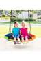 Kids Swing Flying Saucer Tree Swing Set For Kids & Parent Outdoor Toys With Hanging Straps Hooks For Playground Swing Backyard And Playroom Indoor And Outdoor Games For Kids - 7