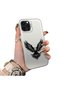 iPhone 14 Pro Max Compatible Hard Acrylic Back Silicone Edge Lens Protection Case