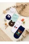 4 Pairs of Characteristic Cute 1 Quality Combed Cotton Booties Socks - 3