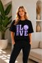 Unisex Oversize Tennis Printed T-Shirt 100% Cotton Tennis Themed Comfortable Fit Short Sleeve T-Shirt