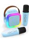 Mini Karaoke Machine for Kids Adults, Portable Bluetooth Speaker with 2 Wireless Microphones. - 4