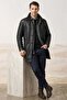 Dean Black Genuine Leather Men's Coat - 2