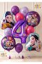 K-Pop Balloon Set 4 Year Old Birthday Set 11 Piece Demon Slayers Balloon Set