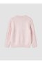 Vizyon New Season Pink Crew Neck Girls' Knitwear Cardigan - 3