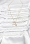 316L Steel Chain Gold Color Fish Tail Model Zircon Stone Women's Necklace - 2