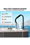 Hot Tub Handrail, 360° Rotatable Spa Side Handrail with 18"～48" Adjustable Height, Hot Tub Hand Rail with Slide-Under Base and Non-Slip Grip for Indoor & Outdoor, 600LBS Capacity - 2