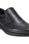 954-g Men's Leather Shoes Black - 5