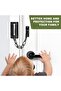 2-pack black door chain locks, interior door security chain, high-quality thickened door chain - 2