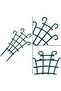 6 Pieces Indoor Plant Grid – Small Plant Grid for Climbing Plants, Plant Grid for Perennial Plants, Stackable Plastic Pots Plant Support Grid - 2
