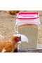 Zero-waste chicken feeder - 6 discharge ports, waterproof, can be installed on a water bucket. - 4