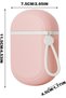 2-Piece Travel Soap Dish Tray w/Lid & Drain Hole - For Apartment bathrooms, Dormitories, Hotels - Pink & Green - 2