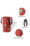 (20 x 35 cm) (Red) Two hanging strawberry planting bags. Made of non-woven fabric. With 12 holes. Also for planting strawberries, herbs and flowers. - 4