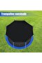 Trampoline sunshade, outdoor sunshade canopy, easy to install, UV protected, trampoline canopy - 14 feet - 5