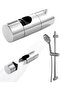Shower head bracket, adjustable shower head bracket, no-drill shower bracket (suitable for shower rods)