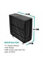 99x38x114cm Waterproof Dustproof Universal Zipper Folding Bed Storage Cover - 2
