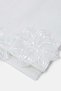Ivory Floral Applique Embroidered Table Runner - 2