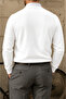 Men's Crew Neck Slim Fit A.White Sweatshirt - 3