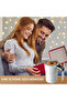 380ml magnetic self-stirring coffee mug with temperature display, rechargeable smart mug with lid - 3