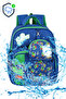 Waddell Twill Transparent Patterned Dinosaur Boy Nursery Kindergarten Preschool Bag with Small Mini Wallet Gift - 3