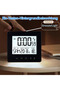 Digital Radio-Controlled Alarm Clock 2 Alarm Times Auto Timer Radio Clock 5-Min Snooze Temp Display Requires 2 AAA Batteries - 5