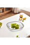 4-Piece Square Snack Plate Set, Transparent Multi-Purpose Appetizer & Fruit Tray for Kitchen & Dining (White) - 3